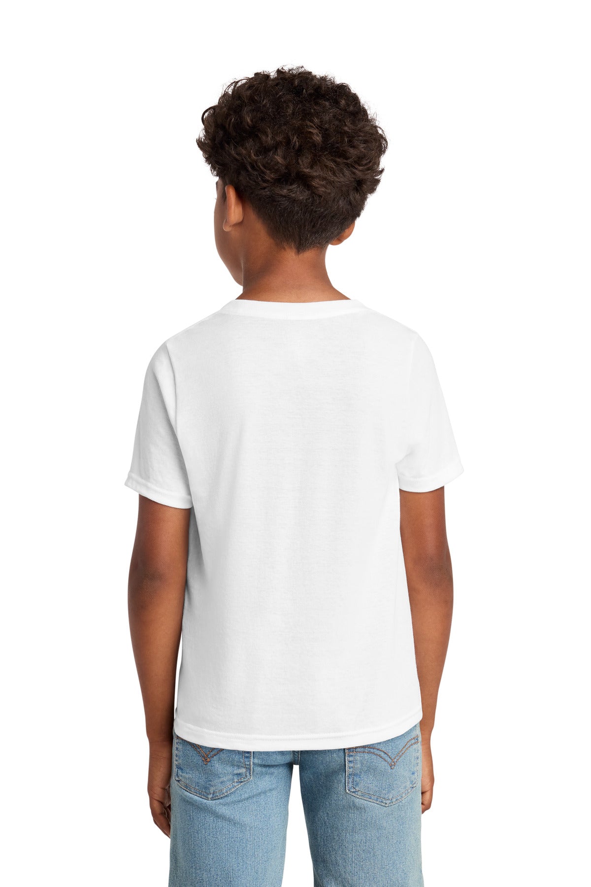Custom Embroidered Port & Co T-Shirts  in White