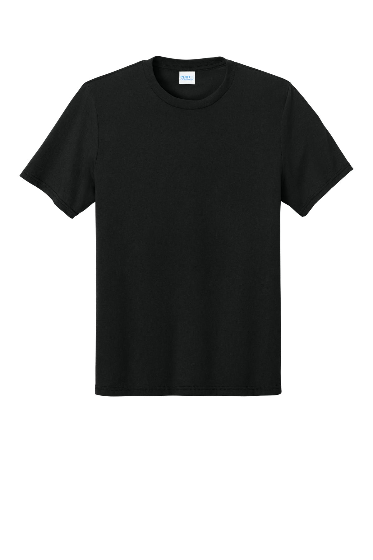 Custom Embroidered Port & Co T-Shirts  in Black