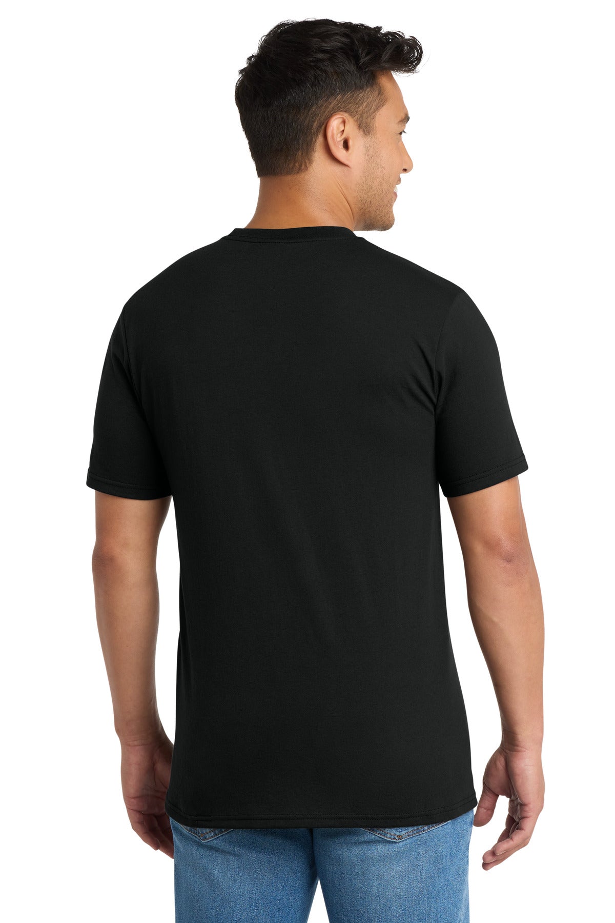 Custom Embroidered Port & Co T-Shirts  in Black