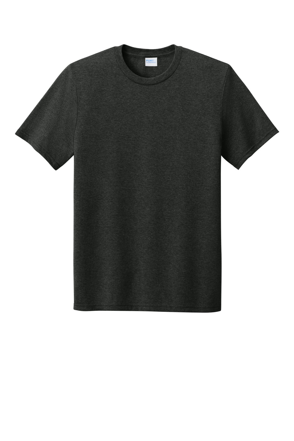 Custom Embroidered Port & Co T-Shirts  in Black Heather