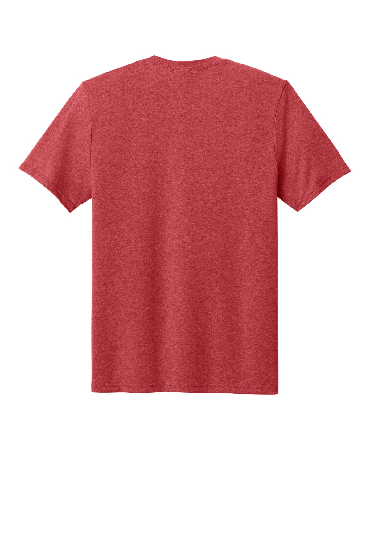 Custom Embroidered Port & Co T-Shirts  in Bright Red Heather