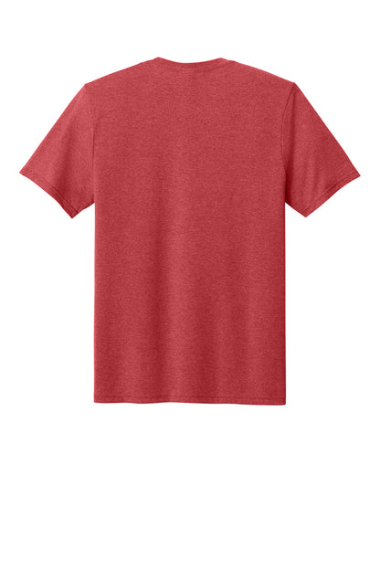 Custom Embroidered Port & Co T-Shirts  in Bright Red Heather