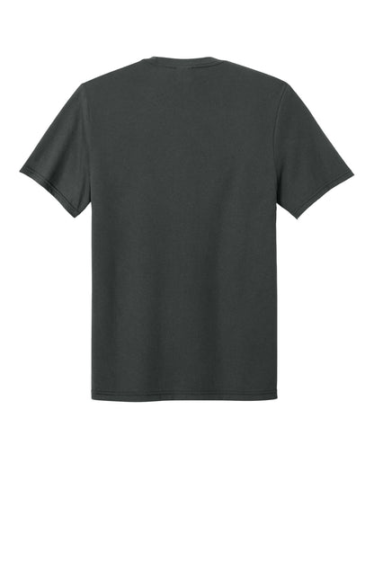 Custom Embroidered Port & Co T-Shirts  in Coal Grey
