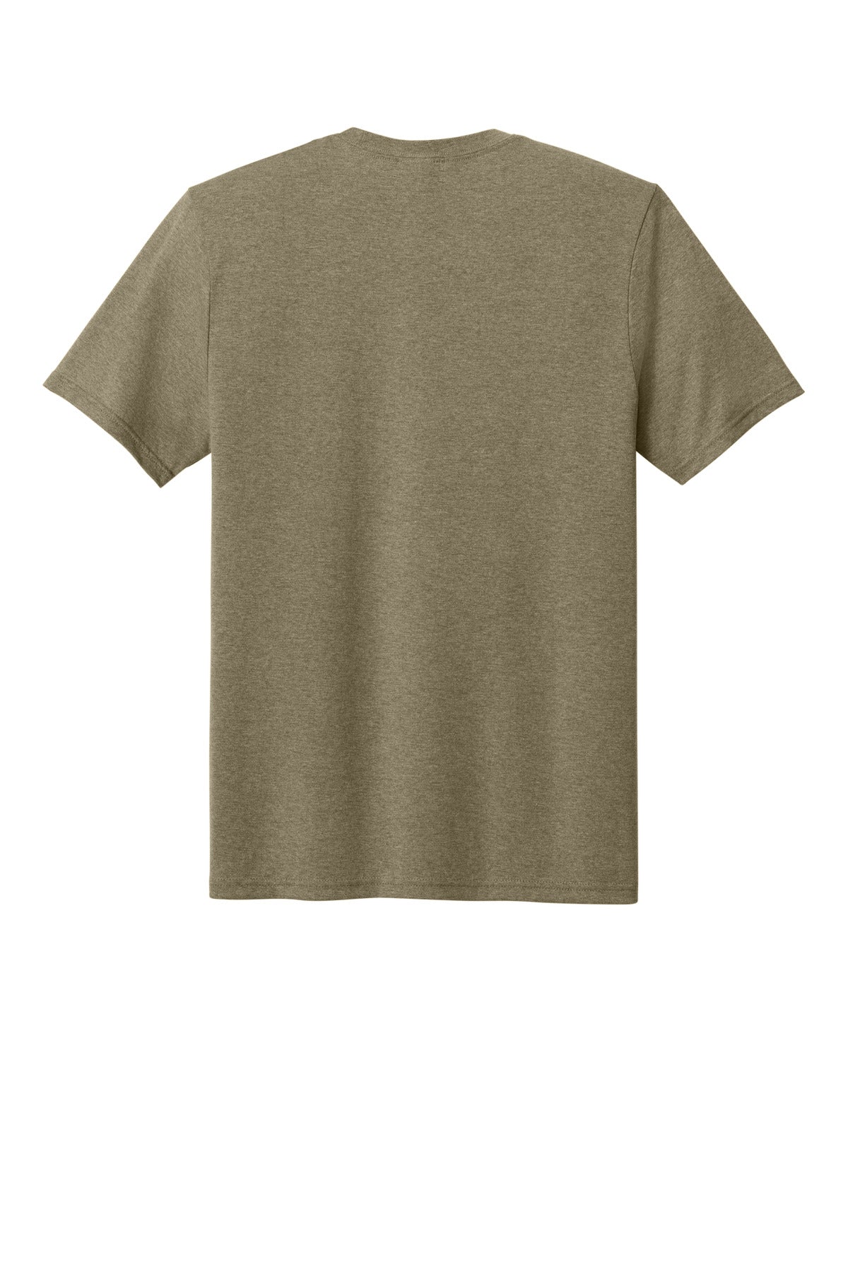 Custom Embroidered Port & Co T-Shirts  in Coyote Brown Heather