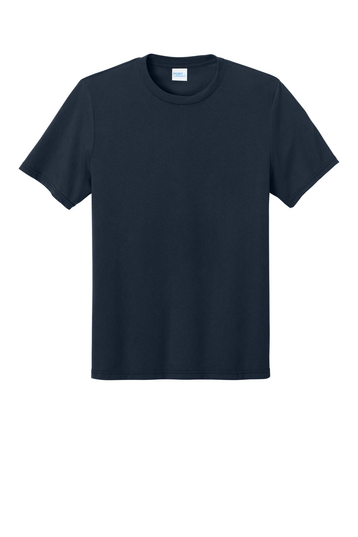 Custom Embroidered Port & Co T-Shirts  in Deep Navy