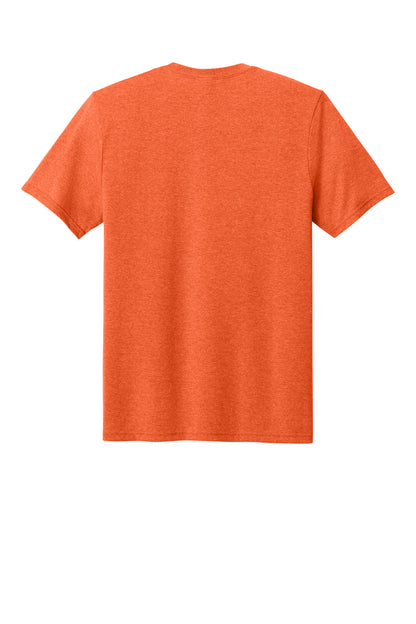Custom Embroidered Port & Co T-Shirts  in Deep Orange Heather