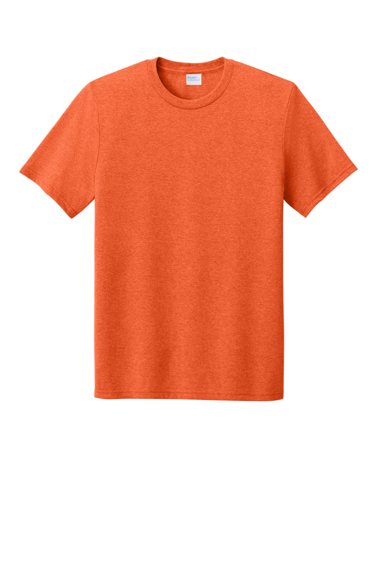 Custom Embroidered Port & Co T-Shirts  in Deep Orange Heather