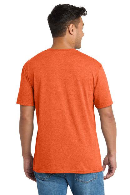 Custom Embroidered Port & Co T-Shirts  in Deep Orange Heather