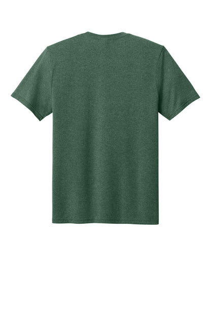 Custom Embroidered Port & Co T-Shirts  in Forest Green Heather