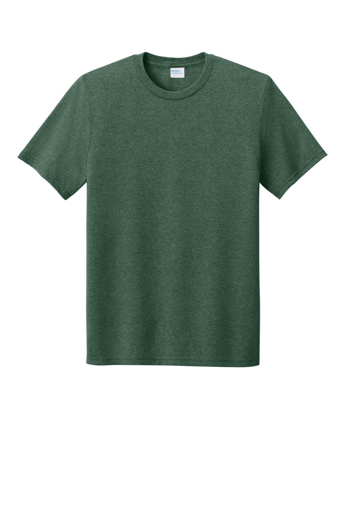 Custom Embroidered Port & Co T-Shirts  in Forest Green Heather