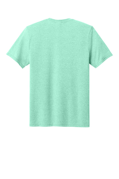 Custom Embroidered Port & Co T-Shirts  in Heather Jadeite