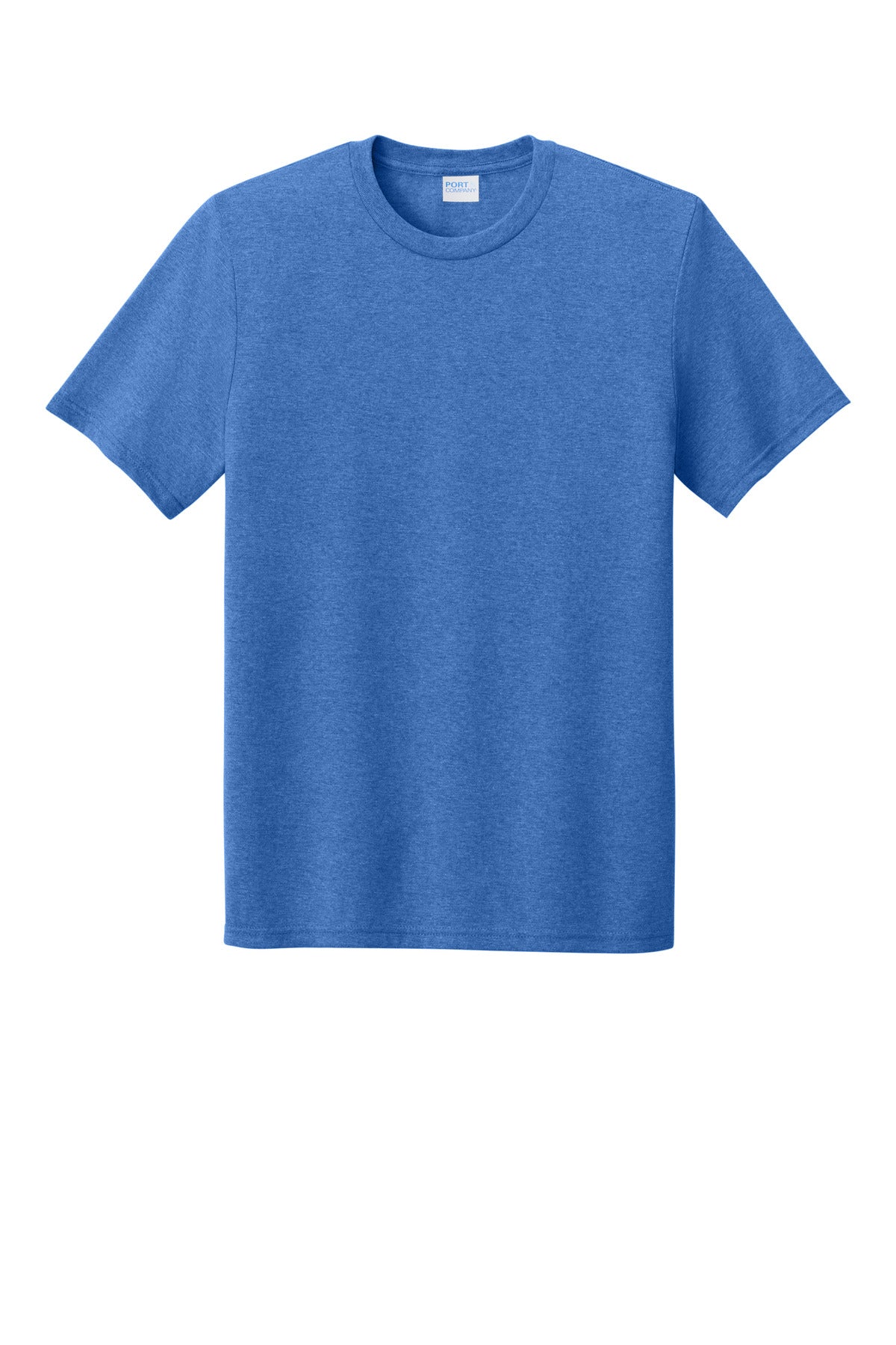 Custom Embroidered Port & Co T-Shirts  in Heather Royal