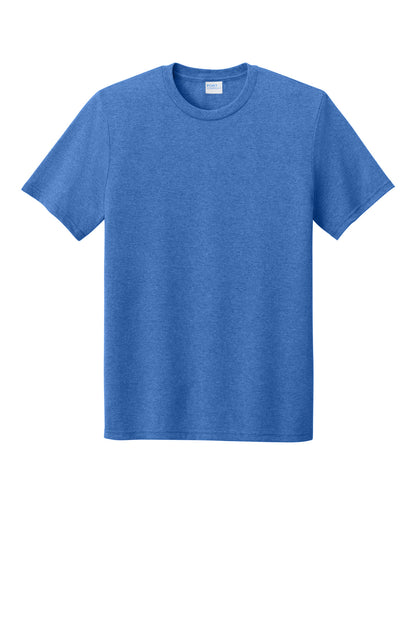 Custom Embroidered Port & Co T-Shirts  in Heather Royal
