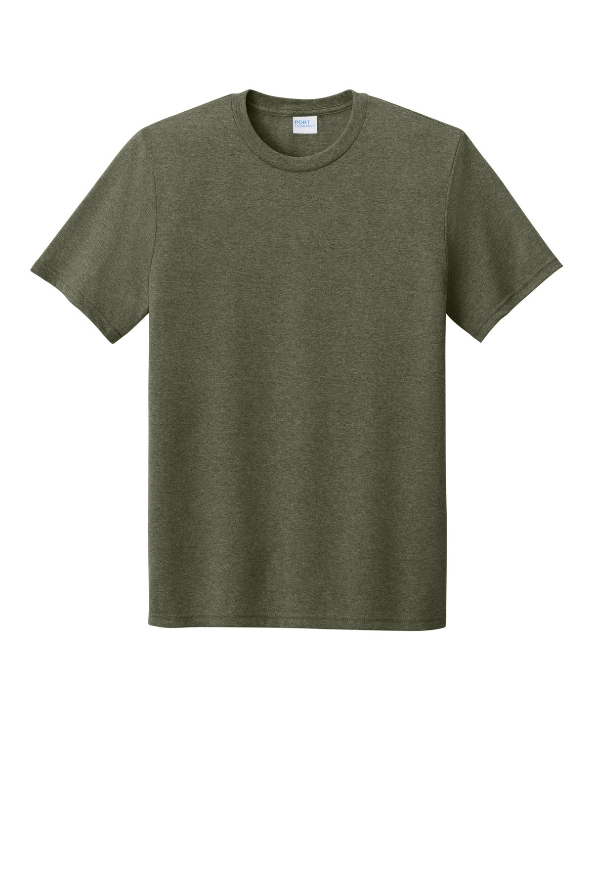 Custom Embroidered Port & Co T-Shirts  in Military Green Heather
