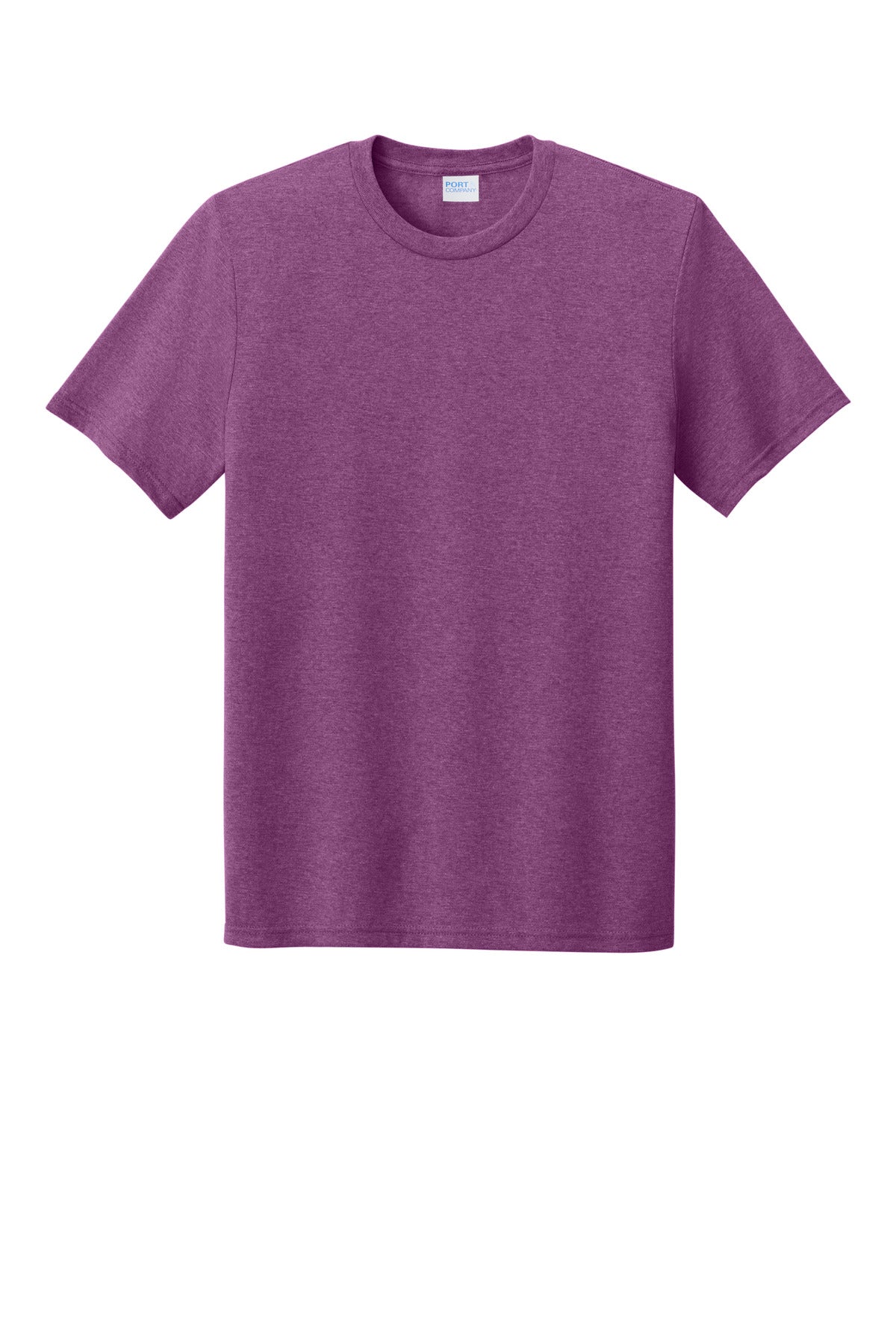 Custom Embroidered Port & Co T-Shirts  in Raspberry Heather