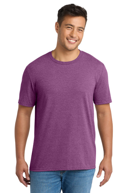 Custom Embroidered Port & Co T-Shirts  in Raspberry Heather