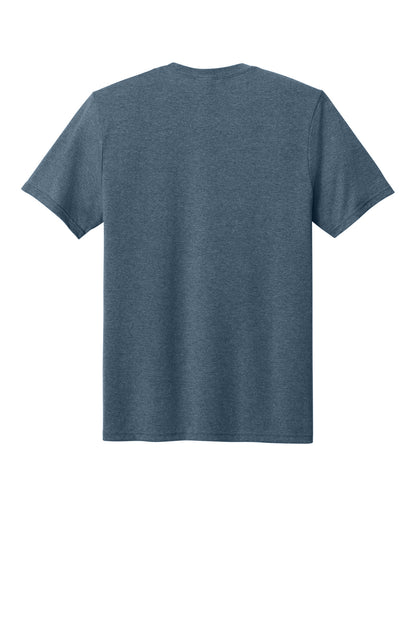 Custom Embroidered Port & Co T-Shirts  in Steel Blue Heather