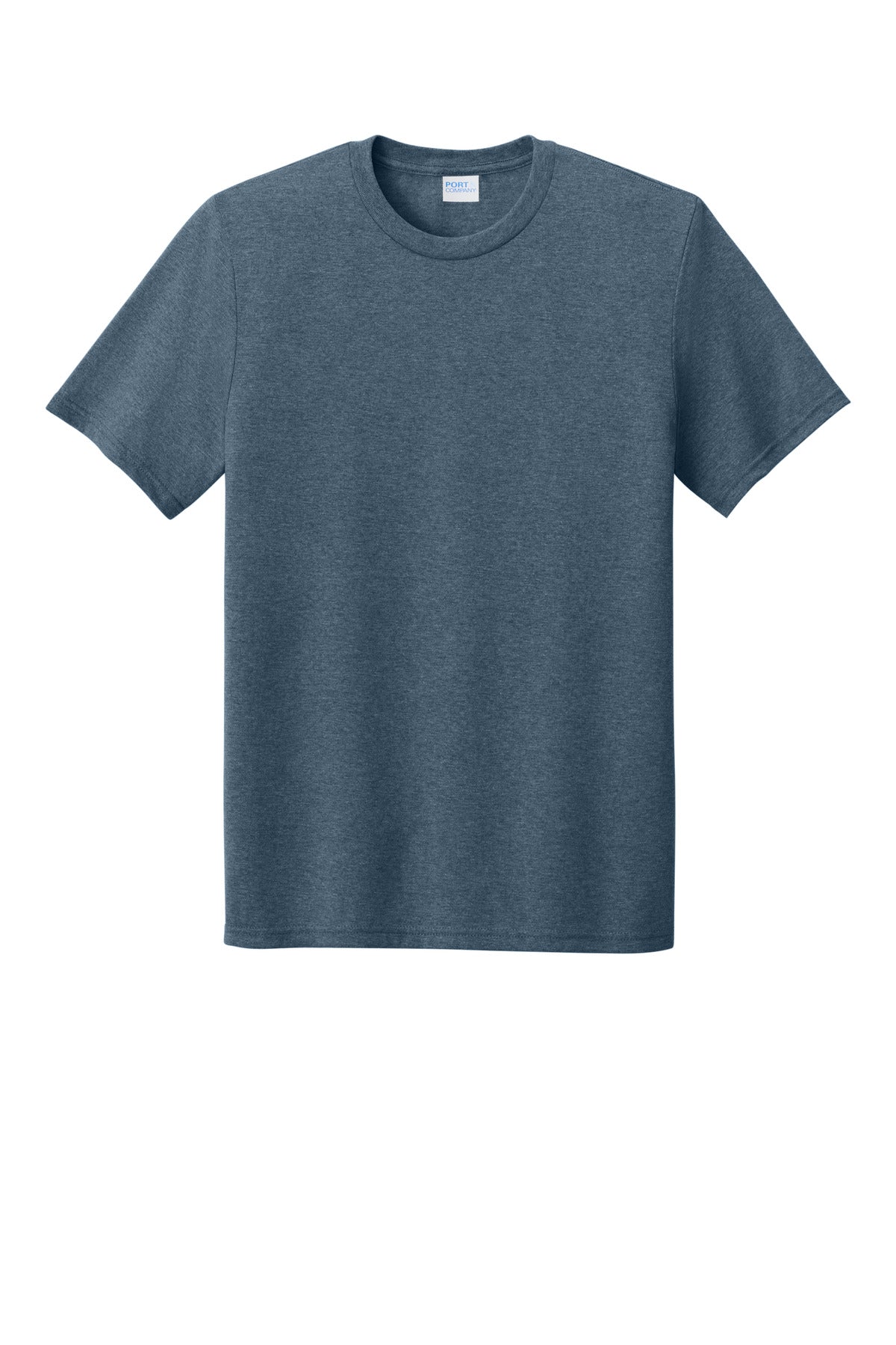 Custom Embroidered Port & Co T-Shirts  in Steel Blue Heather