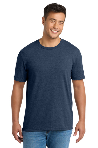 Custom Embroidered Port & Co T-Shirts  in Team Navy Heather