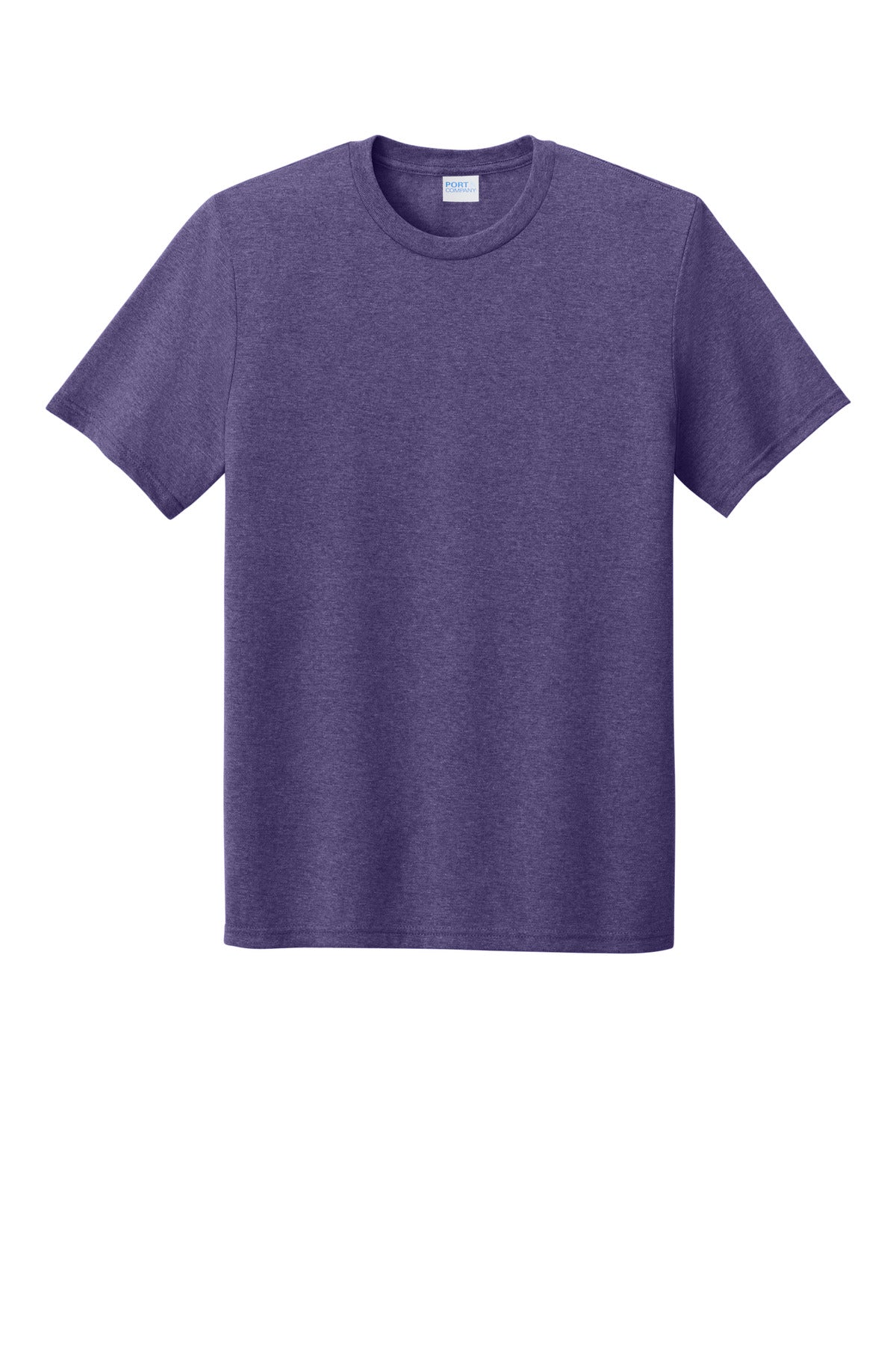 Custom Embroidered Port & Co T-Shirts  in Team Purple Heather