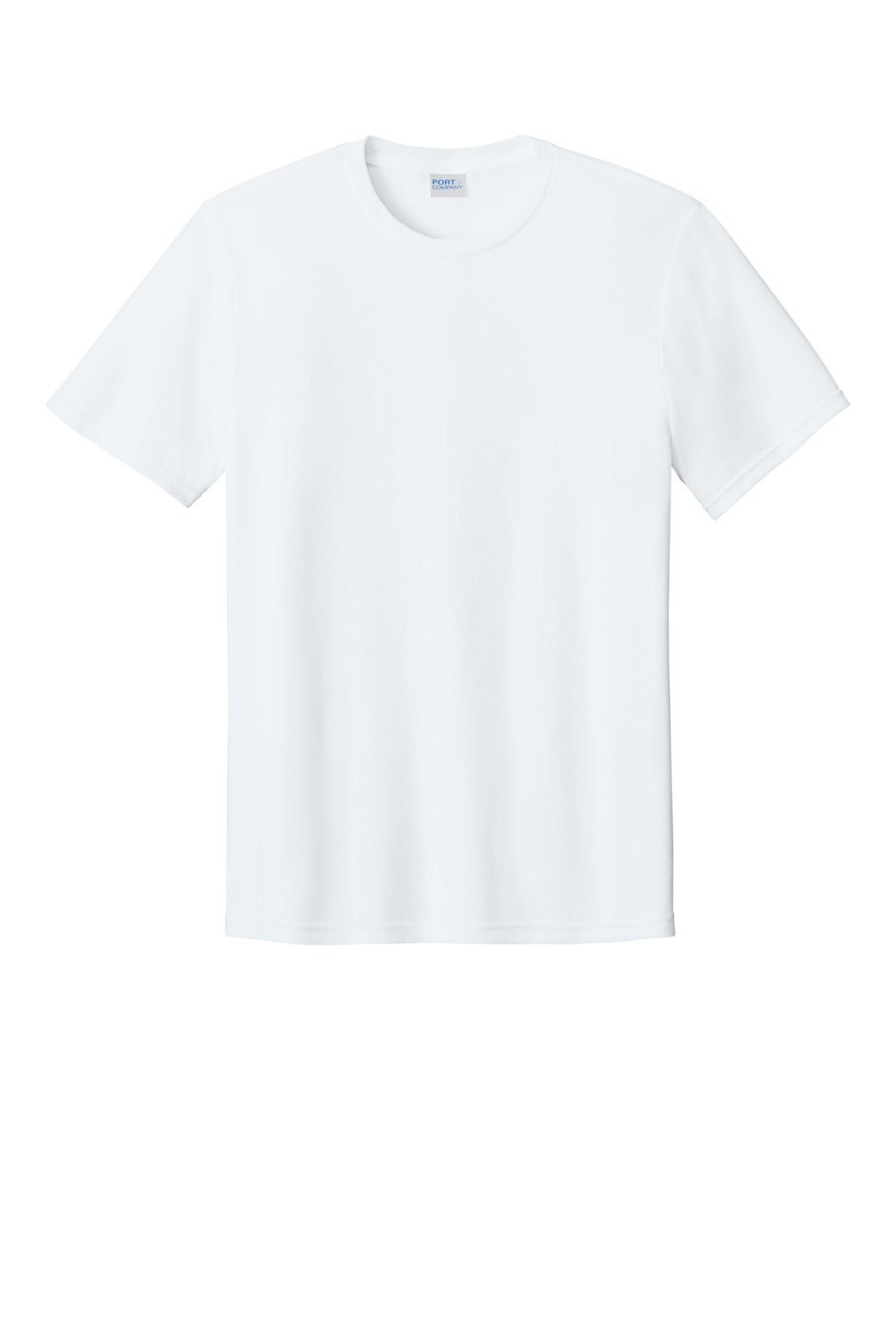 Custom Embroidered Port & Co T-Shirts  in White