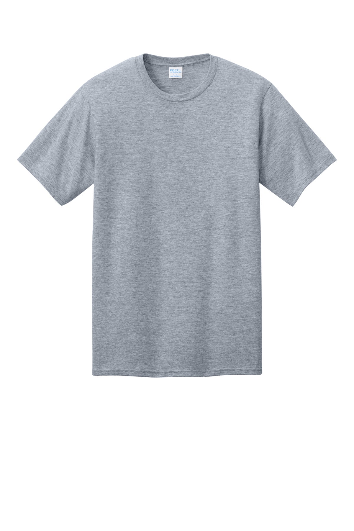 Custom Embroidered Port & Co T-Shirts  in Athletic Heather