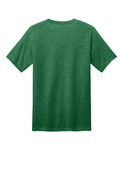 Custom Embroidered Port & Co T-Shirts  in Athletic Kelly Green Heather