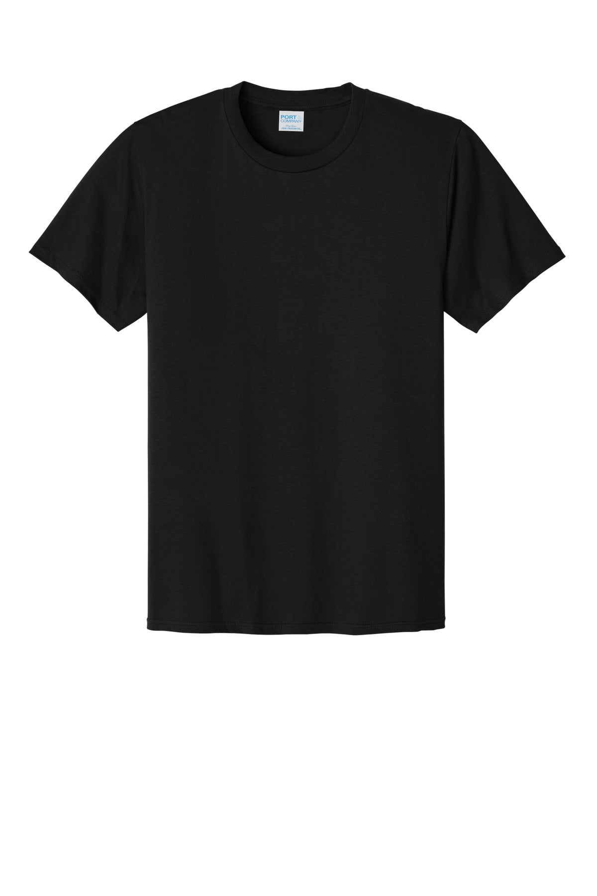 Custom Embroidered Port & Co T-Shirts  in Black