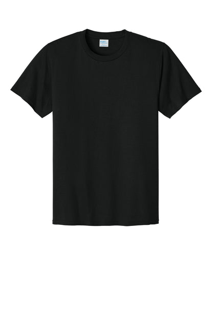 Custom Embroidered Port & Co T-Shirts  in Black