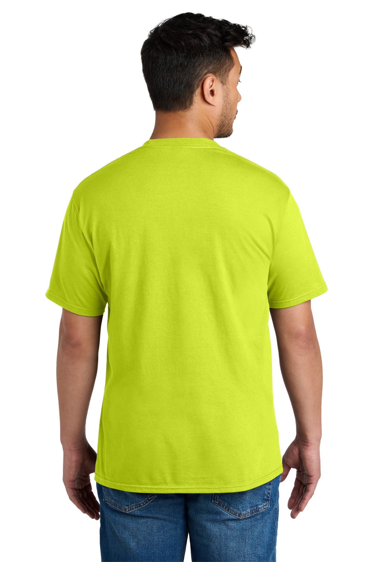 Custom Embroidered Port & Co T-Shirts  in Charge Green