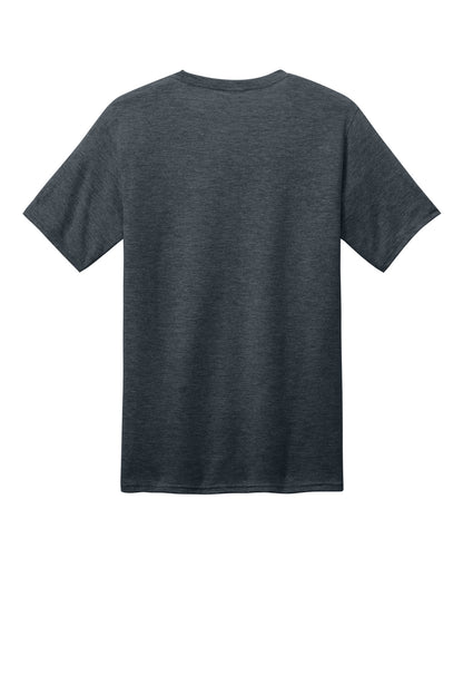 Custom Embroidered Port & Co T-Shirts  in Dark Heather Grey