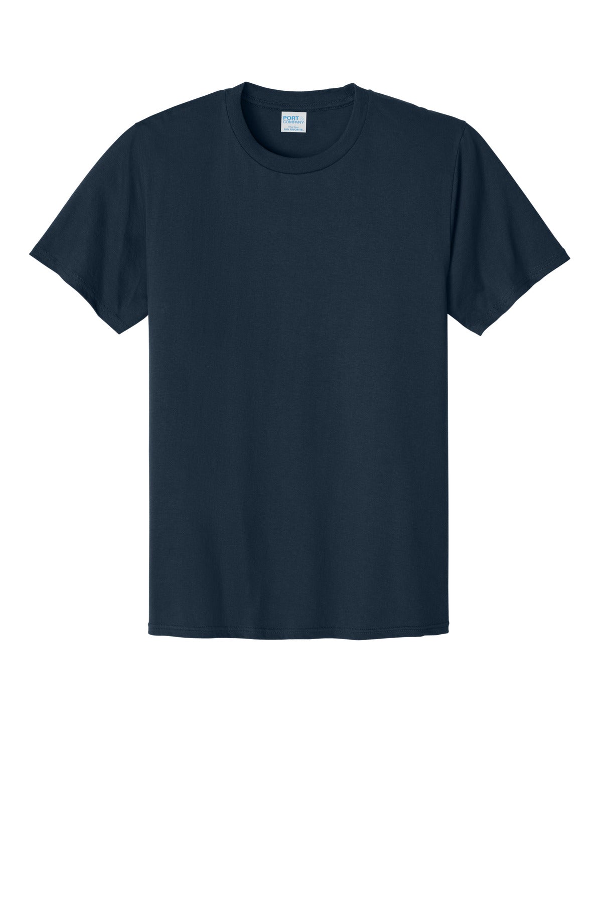 Custom Embroidered Port & Co T-Shirts  in Deep Navy