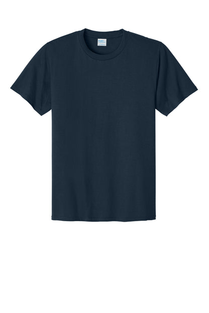Custom Embroidered Port & Co T-Shirts  in Deep Navy