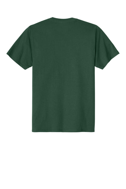 Custom Embroidered Port & Co T-Shirts  in Forest Green