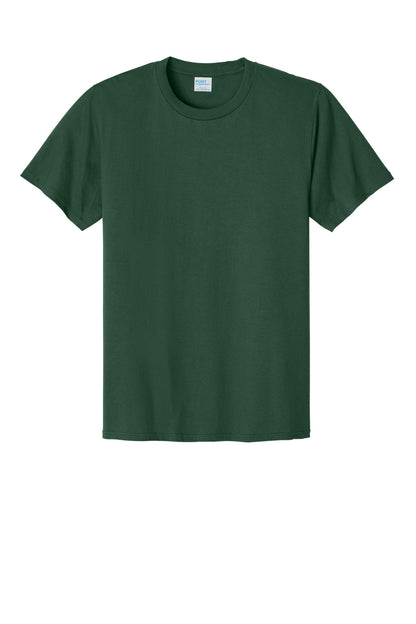 Custom Embroidered Port & Co T-Shirts  in Forest Green