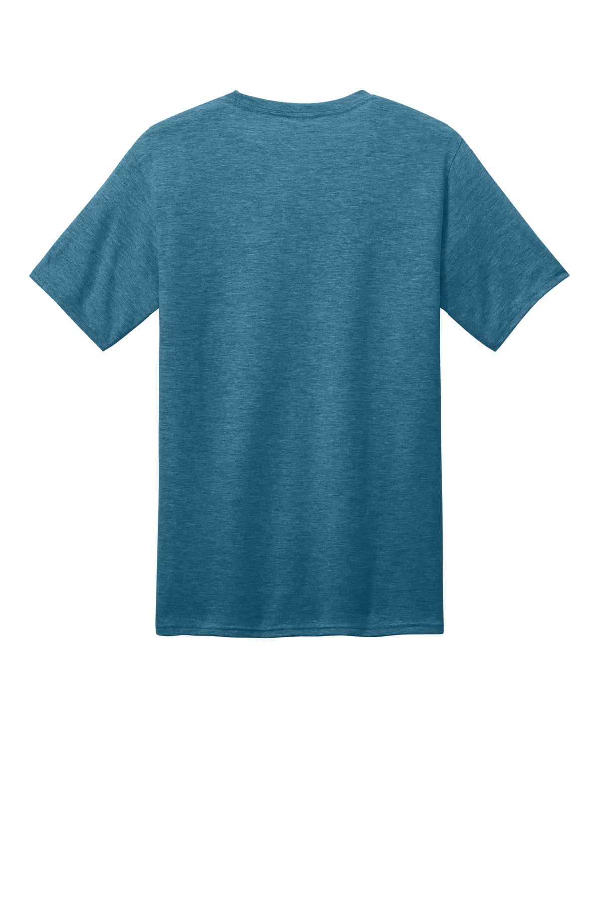 Custom Embroidered Port & Co T-Shirts  in Mountain Blue Heather