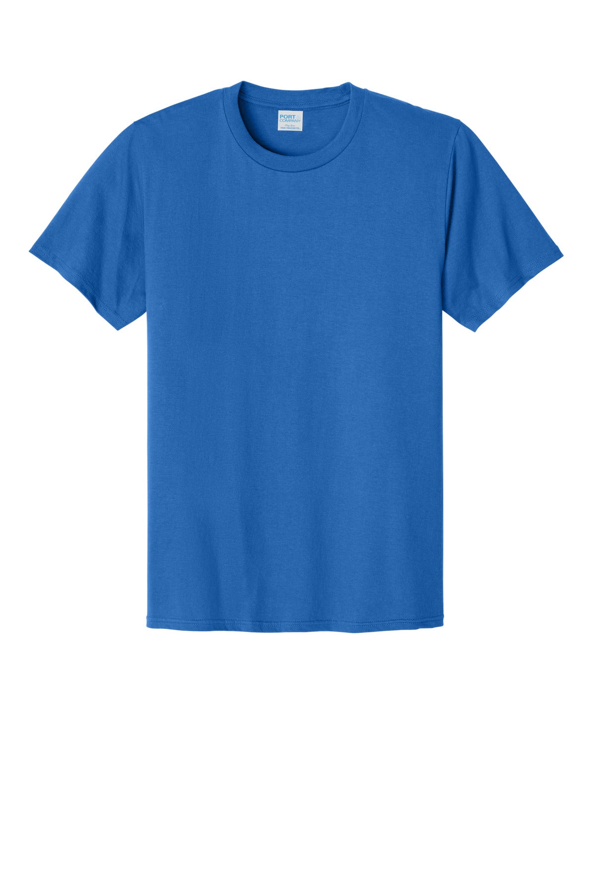 Custom Embroidered Port & Co T-Shirts  in Royal