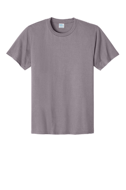 Custom Embroidered Port & Co T-Shirts  in Smoky Amethyst