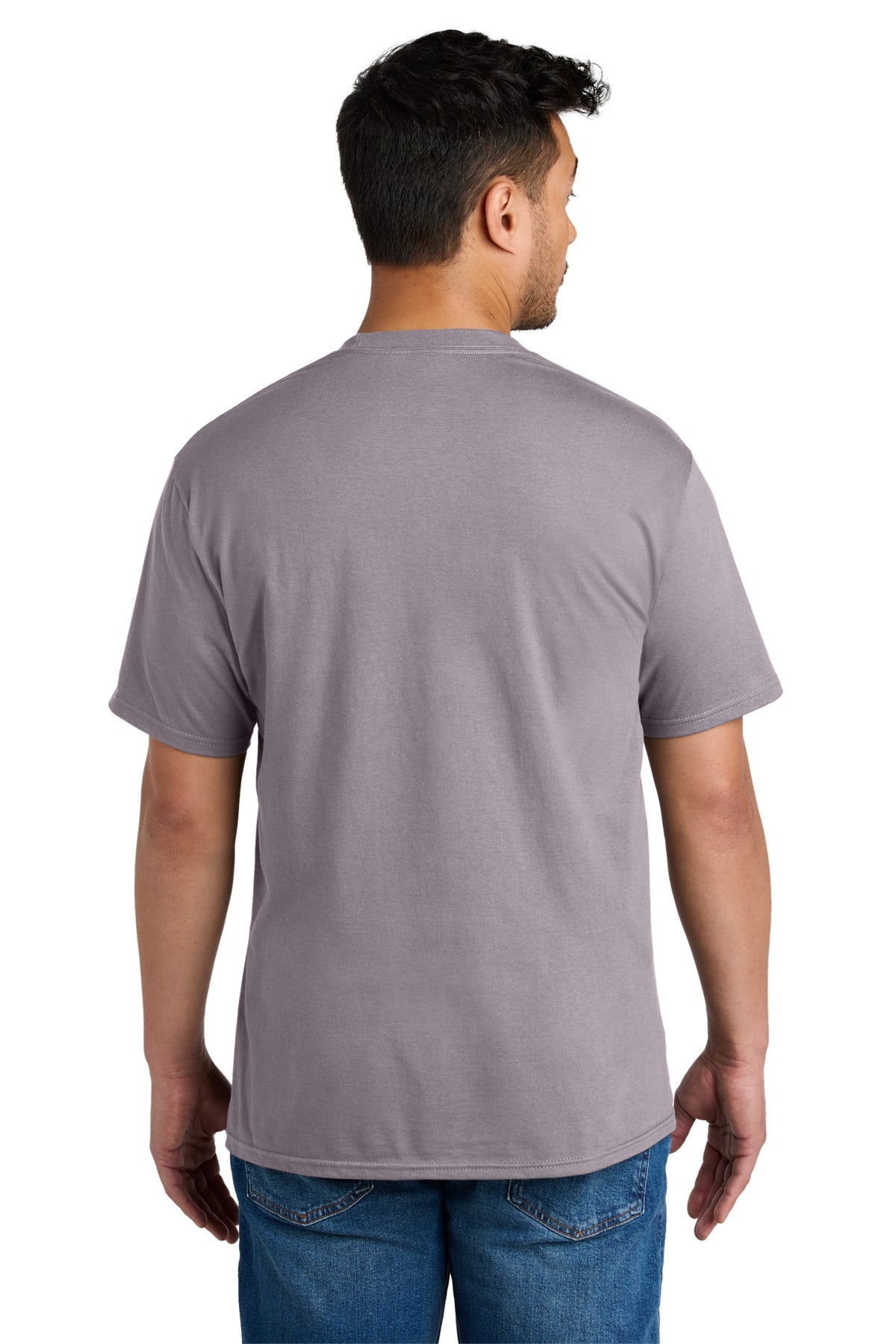 Custom Embroidered Port & Co T-Shirts  in Smoky Amethyst