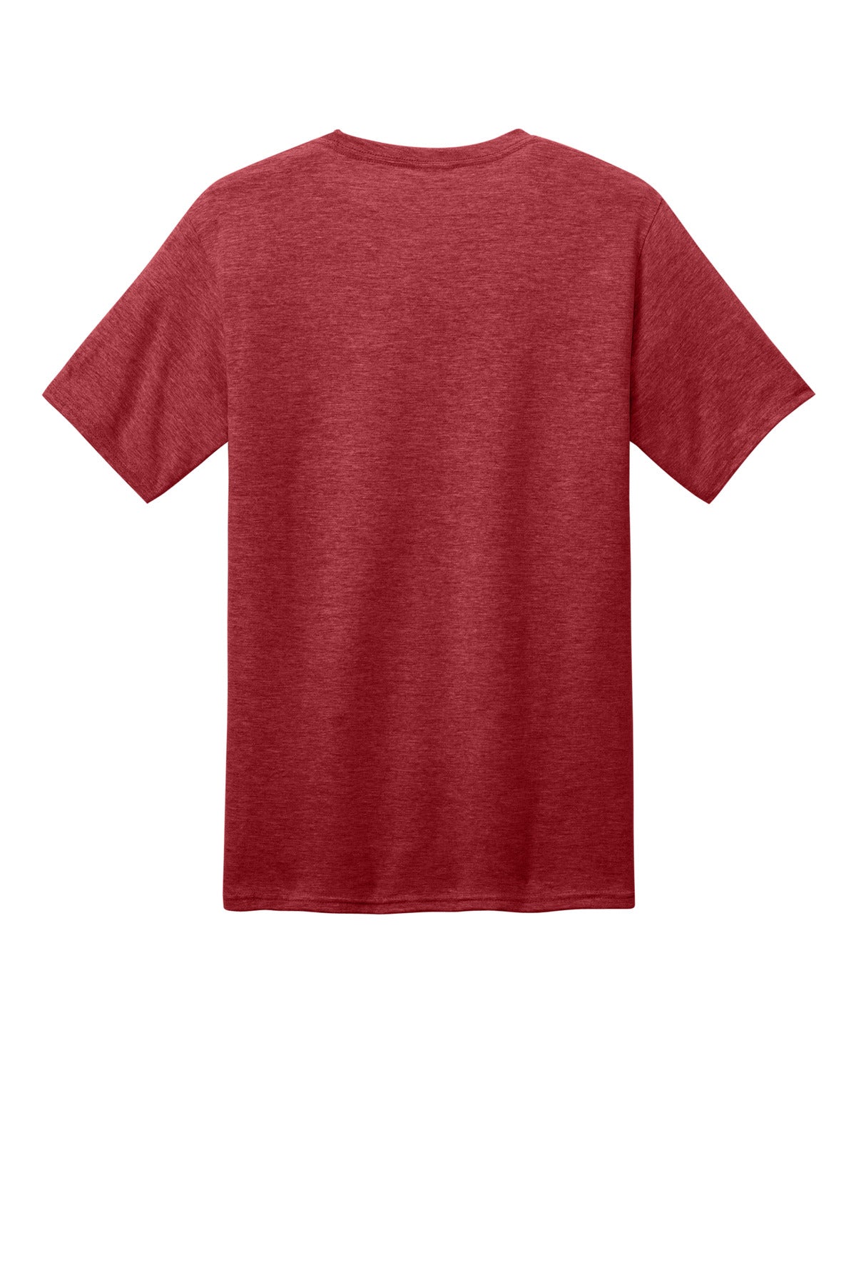 Custom Embroidered Port & Co T-Shirts  in Team Cardinal Heather
