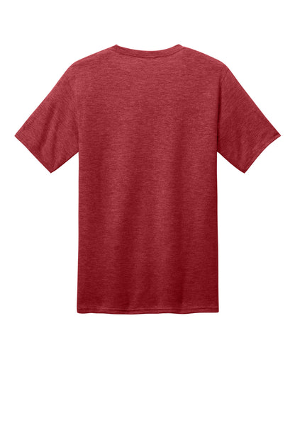 Custom Embroidered Port & Co T-Shirts  in Team Cardinal Heather