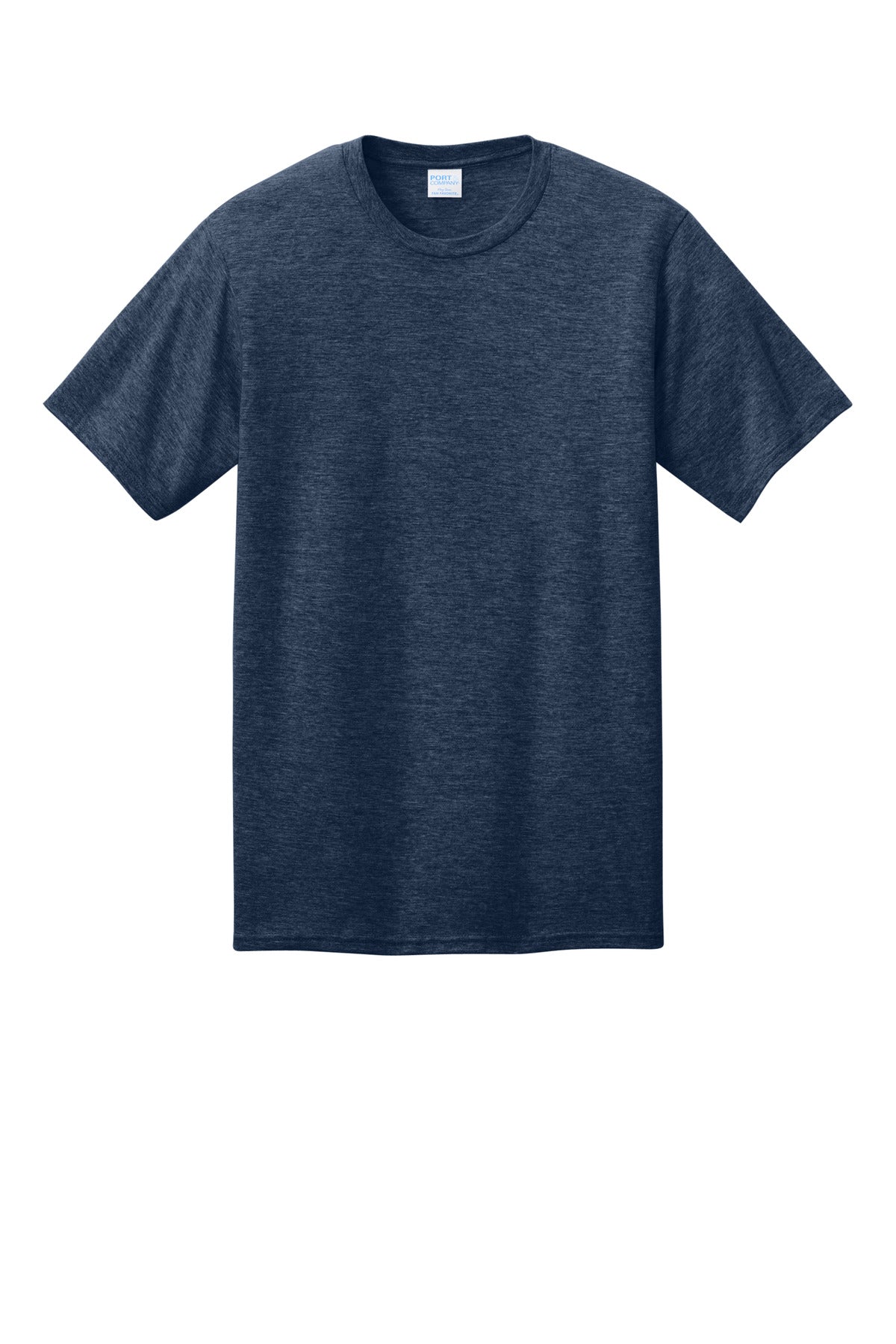 Custom Embroidered Port & Co T-Shirts  in Team Navy Heather