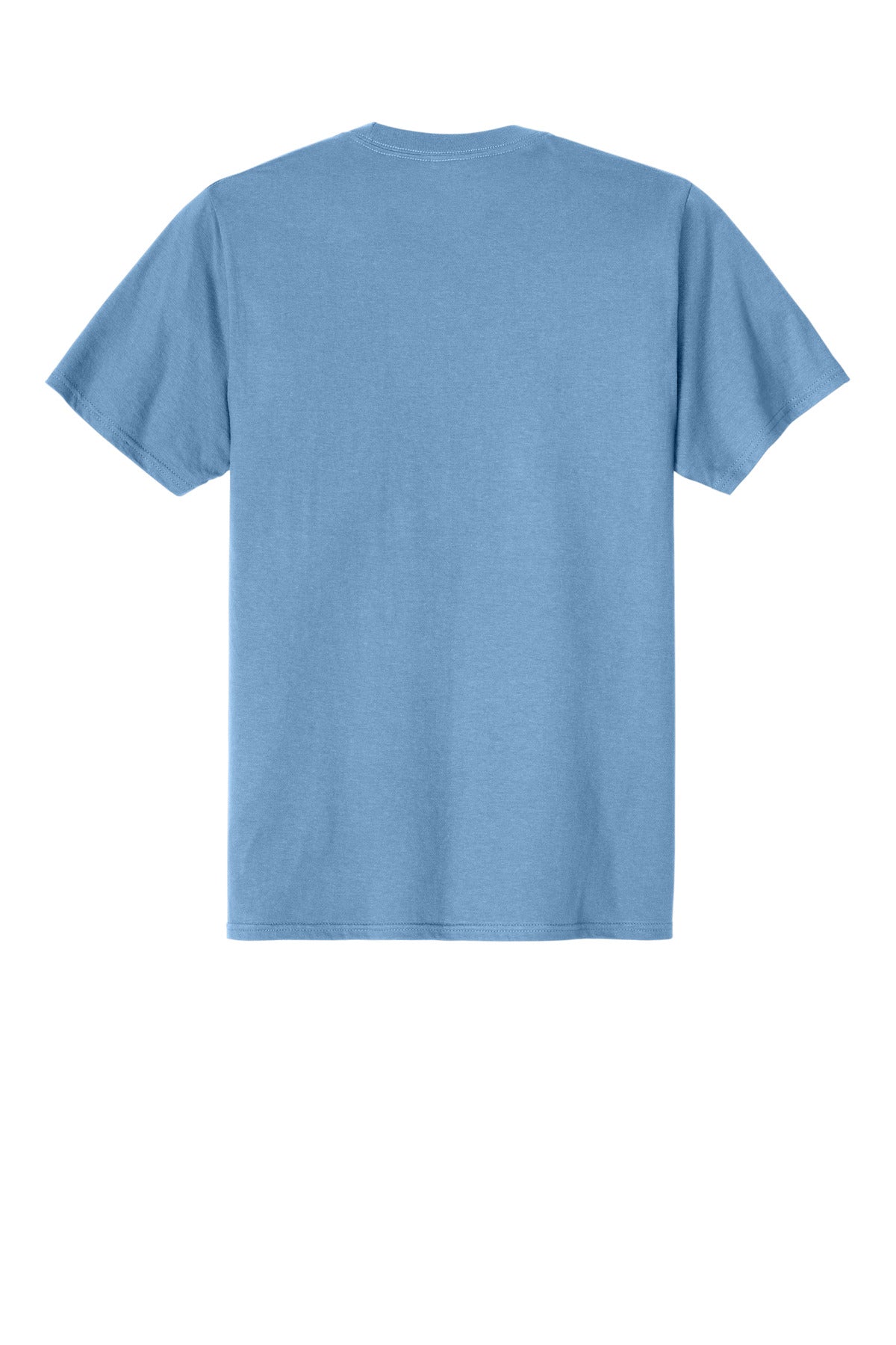 Custom Embroidered Port & Co T-Shirts  in Tundra Blue