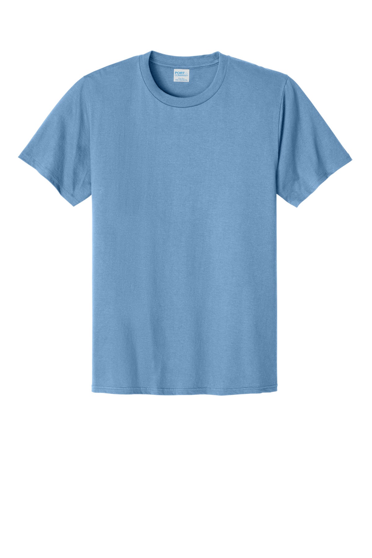 Custom Embroidered Port & Co T-Shirts  in Tundra Blue