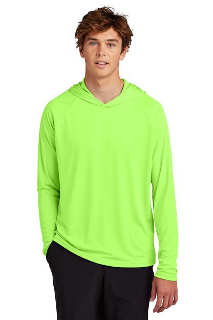Custom Embroidered Port & Co T-Shirts  in Neon Green