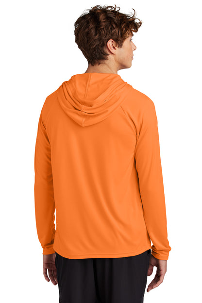 Custom Embroidered Port & Co T-Shirts  in Neon Orange