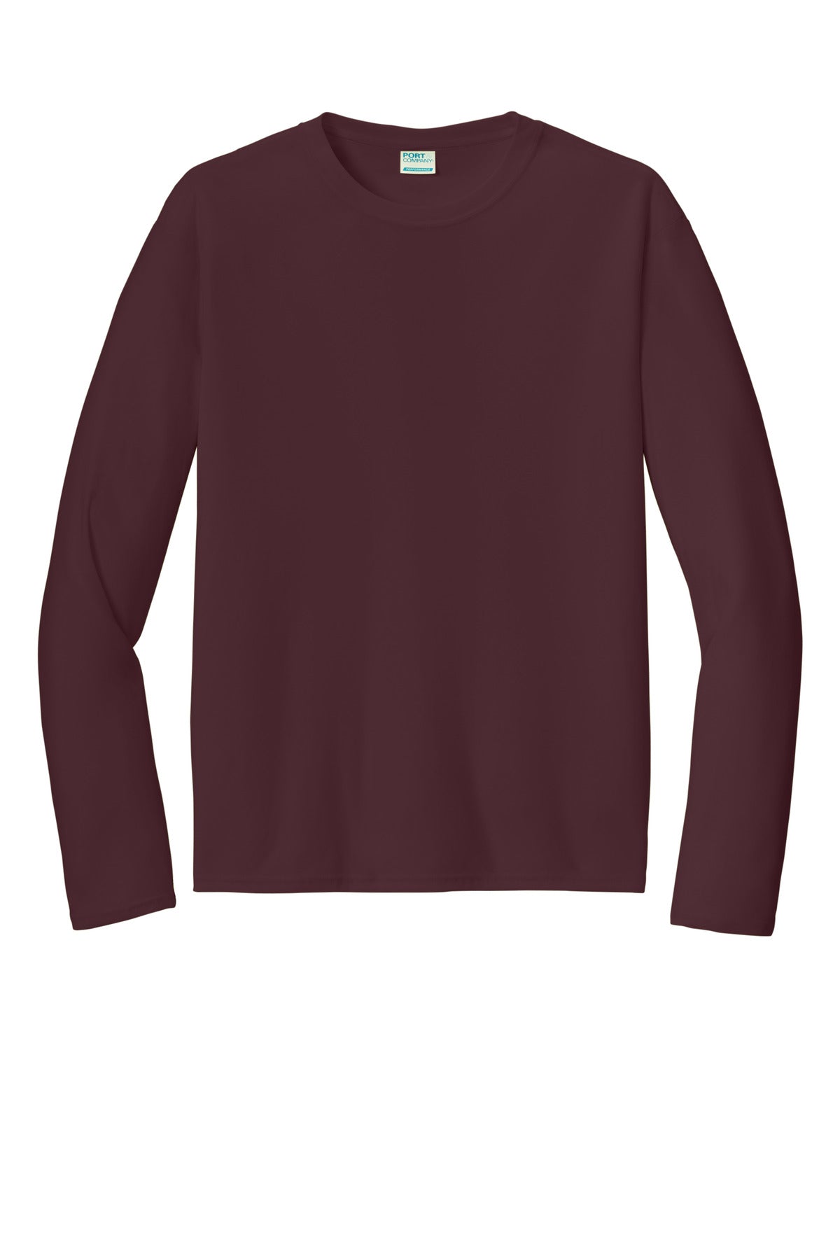 Custom Embroidered Port & Co T-Shirts  in Athletic Maroon