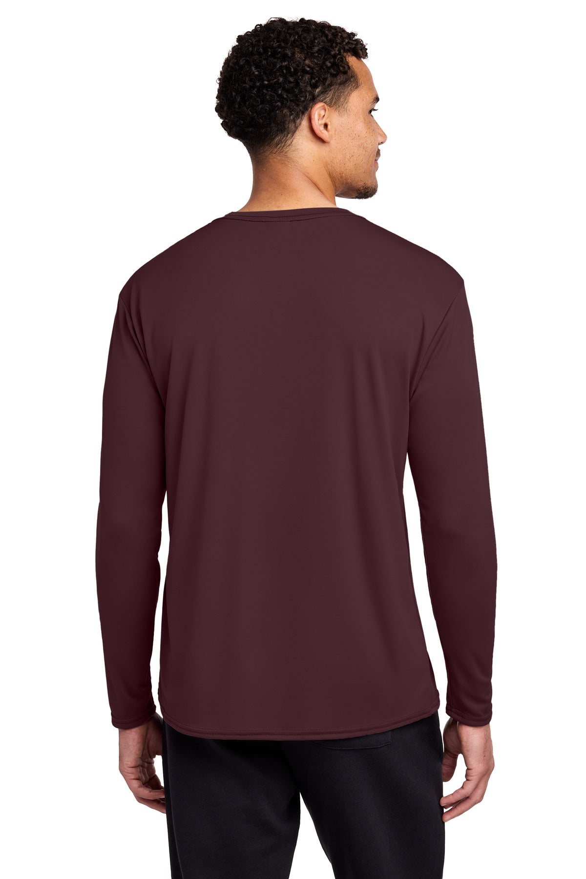 Custom Embroidered Port & Co T-Shirts  in Athletic Maroon
