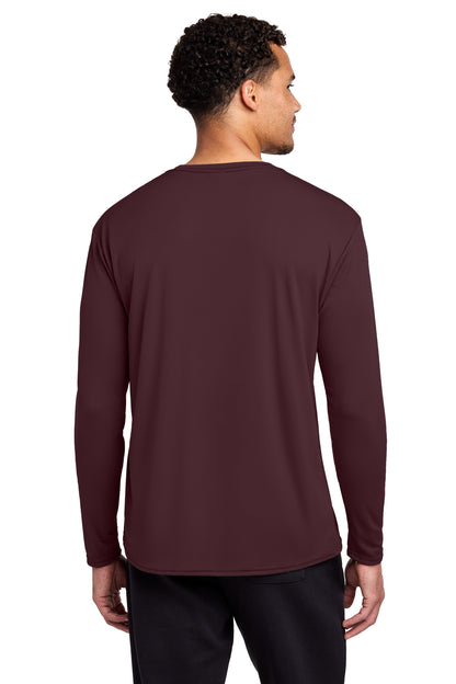 Custom Embroidered Port & Co T-Shirts  in Athletic Maroon