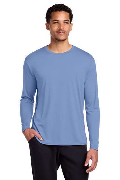 Custom Embroidered Port & Co T-Shirts  in Carolina Blue
